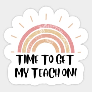 Time to get my teach on! Sticker